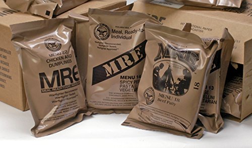 6-Pack Genuine U.S. Military MREs