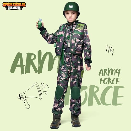 Kids Army Special Forces Costume Set